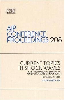 Current Topics in Shock Waves - Y.W. Kim