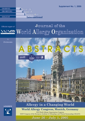 Abstracts of the World Allergy Congress -  World Allergy Organization (WAO),  European Academy Of Allergology And Clinical Immunology (EAACI)