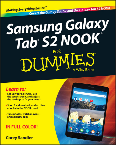 Samsung Galaxy Tab S2 NOOK For Dummies - Corey Sandler