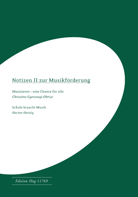 Notizen II zur Musikförderung - 