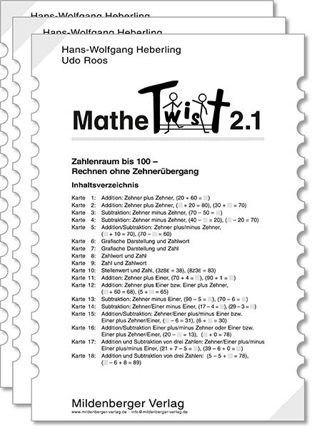 Mathetwist 2, Arbeitskarten gesamt - Wolfgang Heberling, Udo Roos