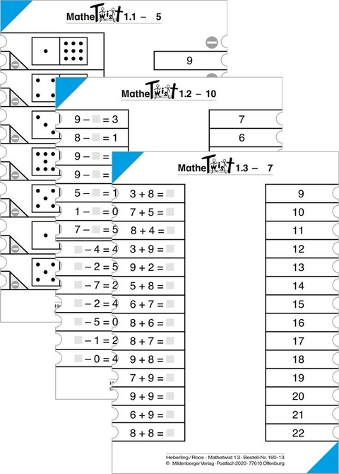 Mathetwist 1, Arbeitskarten gesamt - Wolfgang Heberling, Udo Roos