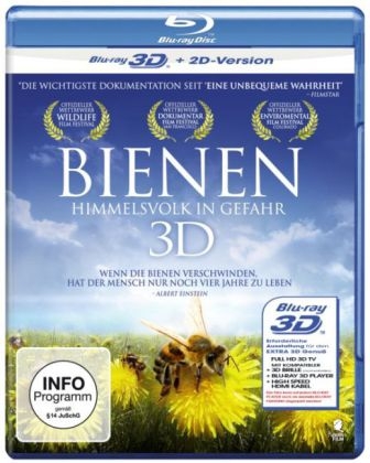 Bienen - Himmelsvolk in Gefahr 3D, 1 Blu-ray