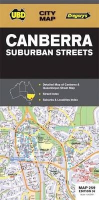 Canberra Suburban Streets Map 259 36th ed -  UBD Gregory's