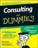 Consulting For Dummies - Bob Nelson, Peter Economy