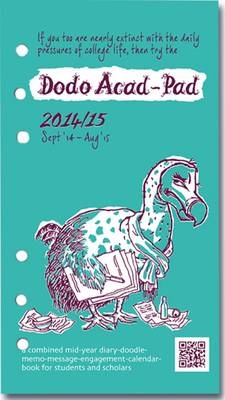 Dodo Acad-Pad Filofax-Compatible Personal Organiser Diary Refill 2014 - 2015 Week to View Academic Mid Year Diary - Naomi McBride, Rebecca Jay