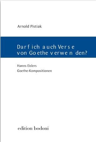 Darf ich auch Verse von Goethe verwenden? - Arnold Pistiak