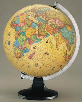 Philip's "Galileo" Antique Illuminated Globe