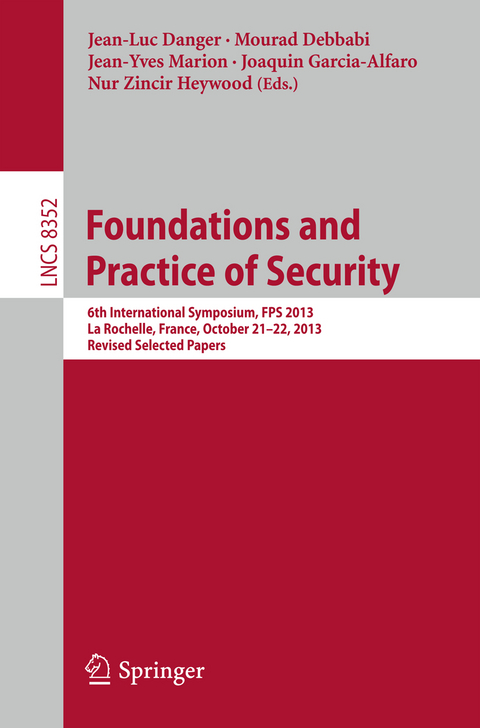 Foundations and Practice of Security - 