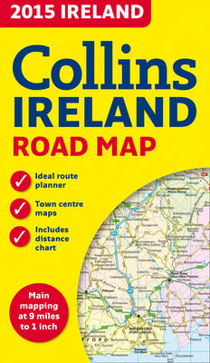 2015 Collins Map of Ireland -  Collins Maps