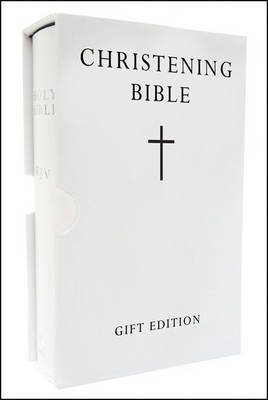 HOLY BIBLE: King James Version (KJV) White Pocket Christening Edition