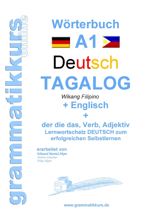 Wörterbuch Deutsch - Tagalog - Englisch A1 -  Marlene Schachner