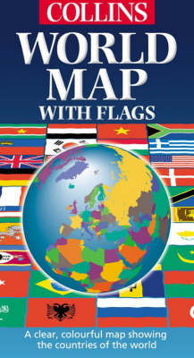 Collins World Map with Flags