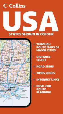 Collins USA Road Map