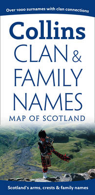 Clan and Family Names Map of Scotland