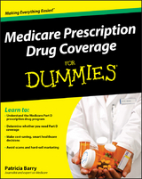 Medicare Prescription Drug Coverage For Dummies - Patricia Barry