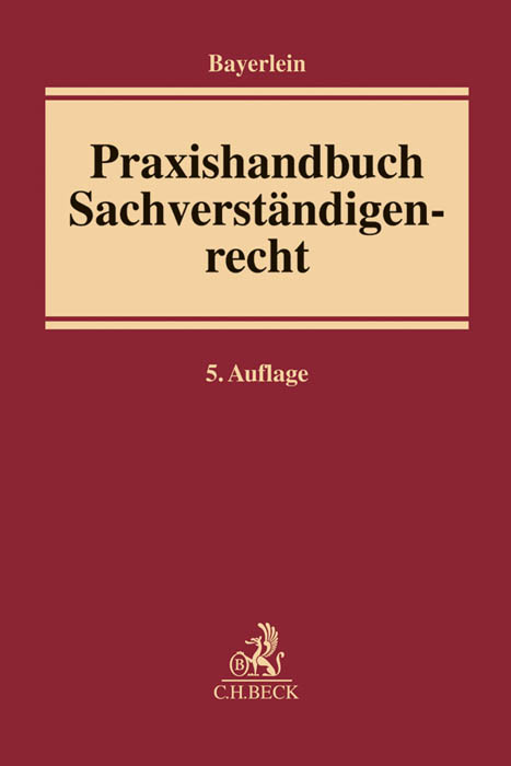 Praxishandbuch Sachverständigenrecht - 