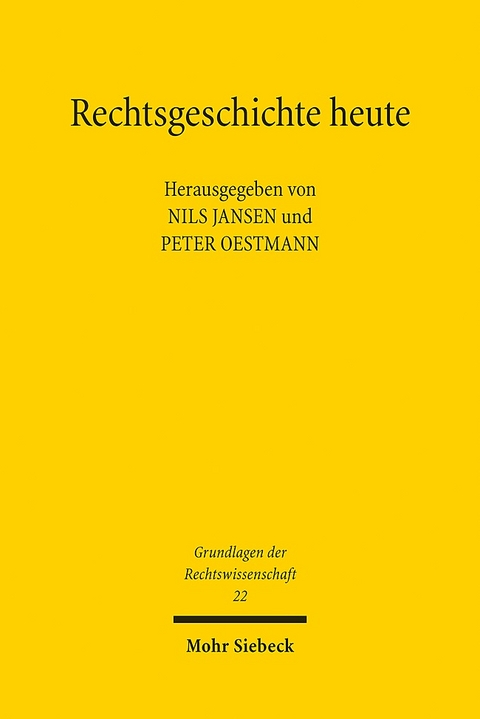 Rechtsgeschichte heute - 