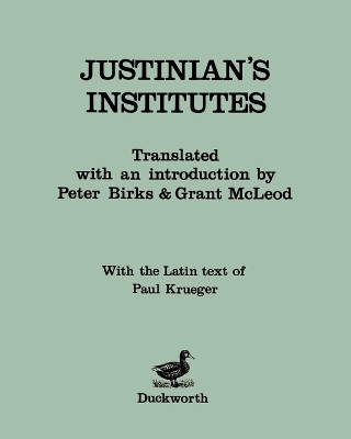 Justinian's Institutes -  Justinian I