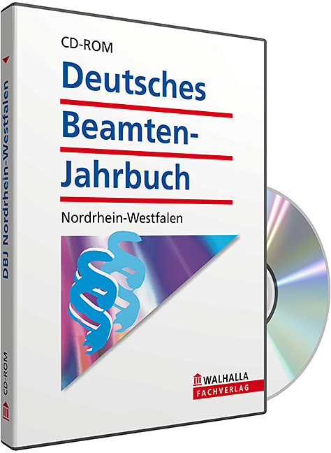 CD-ROM DBJ - Deutsches Beamten-Jahrbuch Nordrhein-Westfalen Datenbank (Grundversion) -  Walhalla Fachredaktion