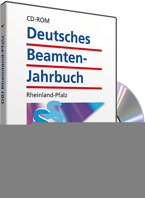 CD-ROM DBJ - Deutsches Beamten-Jahrbuch Rheinland-Pfalz Datenbank (Grundversion) -  Walhalla Fachredaktion