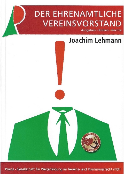 Der ehrenamtliche Vereinsvorstand - Joachim Lehmann