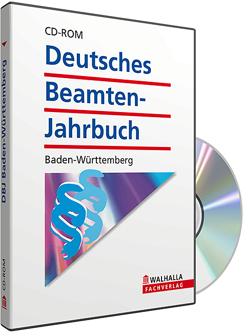 CD-ROM DBJ - Deutsches Beamten-Jahrbuch Baden-Württemberg Datenbank (Grundversion) -  Walhalla Fachredaktion