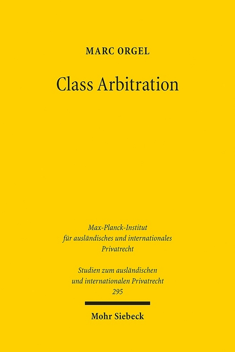 Class Arbitration - Marc Orgel