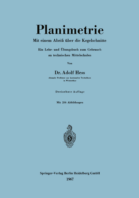 Planimetrie - Adolf Hess