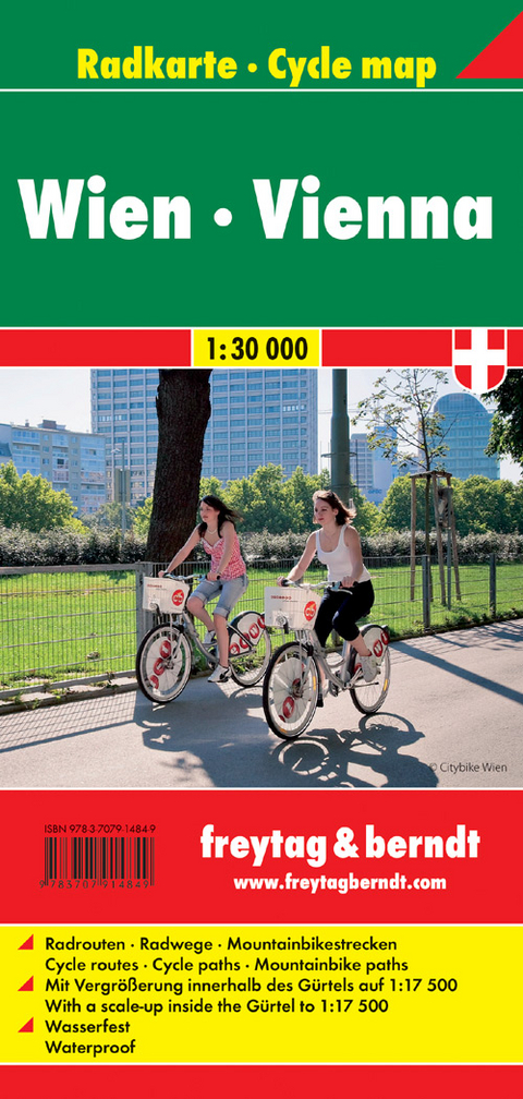 Wien, Radkarte 1:30.000 - 