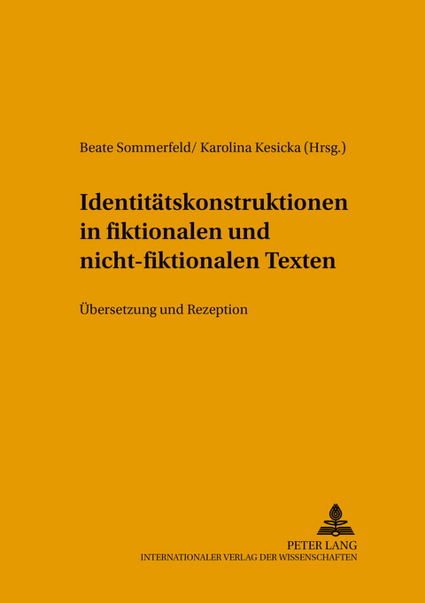 Identitätskonstruktionen in fiktionalen und nicht-fiktionalen Texten - 