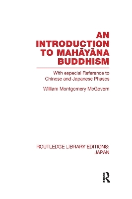 An Introduction to Mahāyāna Buddhism - William McGovern  Jr.