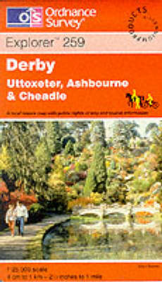 Derby, Uttoxeter, Ashbourne and Cheadle -  Ordnance Survey