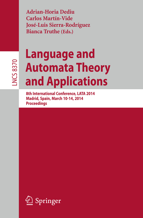 Language and Automata Theory and Applications - 