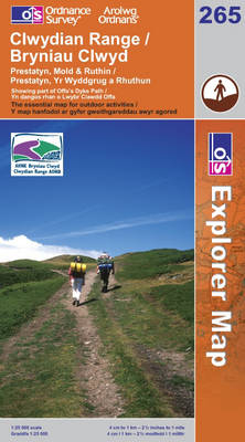 Clwydian Range -  Ordnance Survey