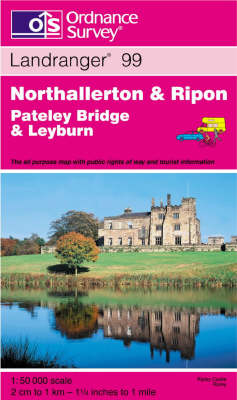 Northallerton and Ripon, Pateley Bridge and Leyburn -  Ordnance Survey