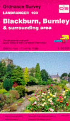 Blackburn, Burnley and Surrounding Area -  Ordnance Survey