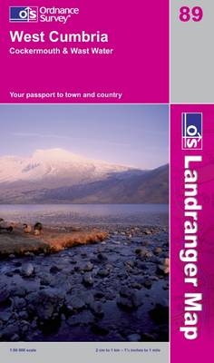 West Cumbria, Cockermouth and Wast Water -  Ordnance Survey