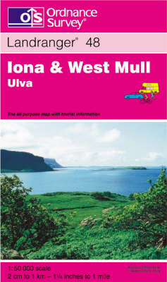 Iona and West Mull, Ulva -  Ordnance Survey