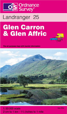 Glen Carron and Glen Affric -  Ordnance Survey