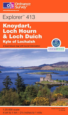 Knoydart, Loch Hourn and Loch Duich -  Ordnance Survey