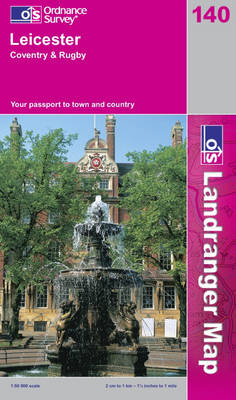 Leicester, Coventry and Rugby -  Ordnance Survey