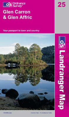 Glen Carron and Glen Affric -  Ordnance Survey