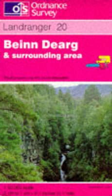 Beinn Dearg and Surrounding Area -  Ordnance Survey