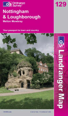 Nottingham and Loughborough, Melton Mowbray -  Ordnance Survey