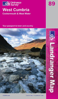 West Cumbria, Cockermouth and Wast Water -  Ordnance Survey