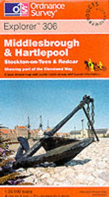 Middlesbrough and Hartlepool, Stockton-on-Tees and Redcar -  Ordnance Survey