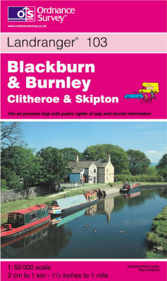 Blackburn and Burnley, Clitheroe and Skipton -  Ordnance Survey