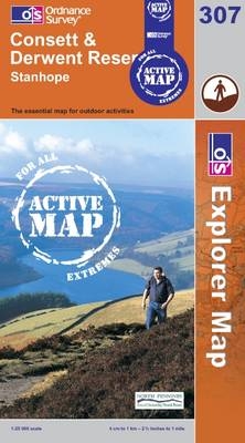 Consett and Derwent Reservior -  Ordnance Survey