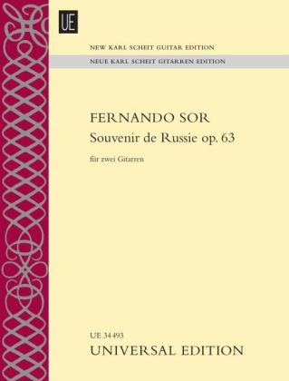 Souvenir de Russie op. 63 für 2 Gitarren - Fernando Sor